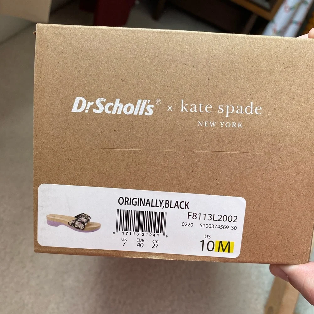 NIB Kate Spade New York - Dr. Scholls wooden sandals SO CUTE - Picture 2 of 5